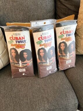 Cuban Twist Double Strand Style 12 - Brown Synthetic Hair Extensions